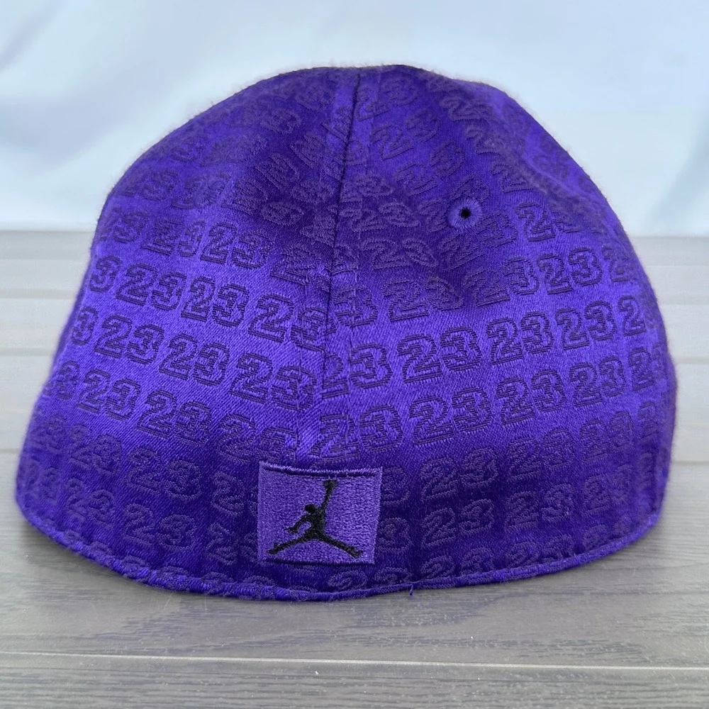 Jordan Kids Jumpman 23 Monogram Snapback Hat‎ Purple Black 4-7 1U81-610 312